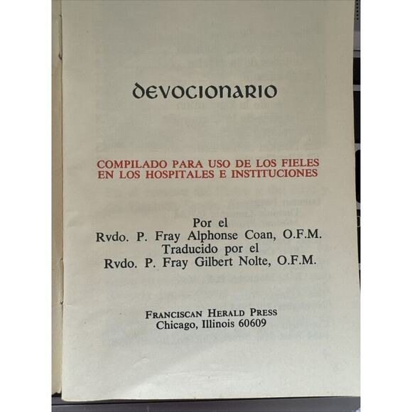-PAMPHLET Devociónario Antiguo (Vintage) - Picture 2 of 5